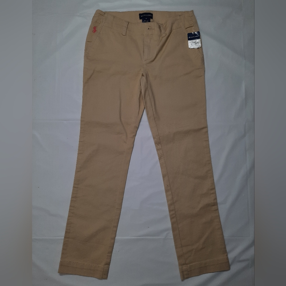 Ralph Lauren | NWT Straight Leg Khaki Pant Tan Size 10